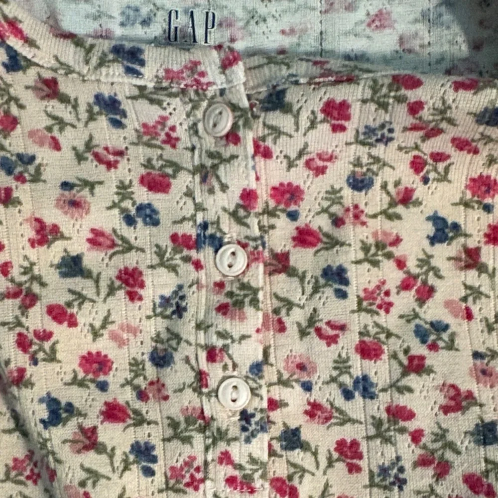GAP Kids Floral Pajama Set - Pink and White